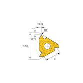 ER-55 : External 55 partial profile threading inserts - Makotools Industrial Supply Tools for Metal Cutting